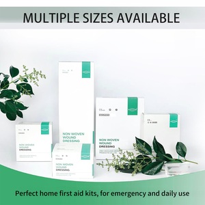 의료 멸균 상처 관리 드레싱 석고 섬 드레싱 자체 접착 부직포 의료 상처 드레싱 100PCS/BOX - Product Image 3