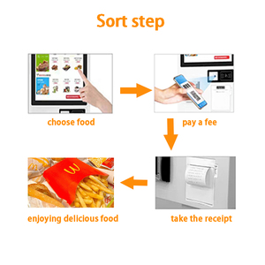 Thức ăn nhanh tự đặt hàng kiosk với 27 inch Android Màn hình cảm ứng cho nhà hàng thanh toán - Product Image 2