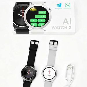 นาฬิกาอัจฉริยะ DSM11 Microwear MA36 AI Watch 3 พร้อมการแจ้งเตือน WhatsApp และ Telegram รองรับการตอบกลับด้วยเสียงและข้อความ - Product Image 1
