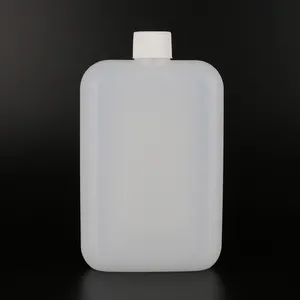 350ml 맞춤형 HDPE 시약 화학 플라스틱 플랫 병