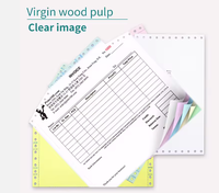 Papel de computadora sin carbón continuo Formulario NCR Papel de factura de Oficina de Impresión 9,5*11 "Hoja completa 9,5*11" Papel de computadora NCR