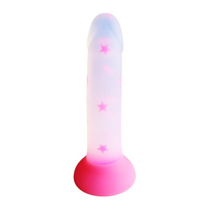 BANSEY Dildo Realista de Silicona Líquida, Estrella Brillante, Tapón Anal Translúcido, Juguete Sexual Flexible para Parejas, Directo de Fábrica - Product Image 2