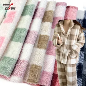 Kingcason定制设计流行设计北极羊毛面料，用于服装和毯子
