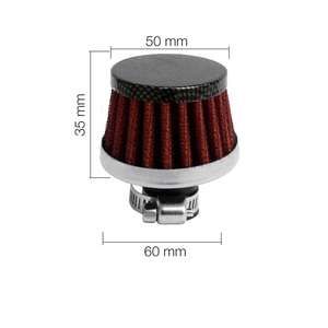 Mini-filtre de type carbone 3 compatible avec Abarth 500/Grande Punto - Product Image 1