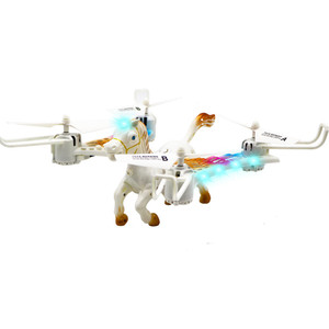 Chất Lượng Cao Điều Khiển Từ Xa 4 Trục 360 Diễn Viên Đóng Thế Hiển Thị <span class=keywords><strong>Unicorn</strong></span> Hình Dạng Máy Bay Quadcopter Với Ánh Sáng - Product Image 4
