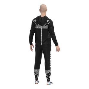 Conjunto Deportivo Personalizado de Sudadera Gruesa de Gran Tamaño y Pantalones Deportivos para Hombre, Estilo Urbano, para Invierno - Product Image 6
