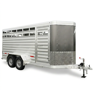 Remolque para Ganado, Transporte de 2 Caballos, Estándar Australiano y Neozelandés, Remolque de Acero con Área de Estancia, Capacidad de Carga de 4T, Remolque de Doble Eje - Product Image 1