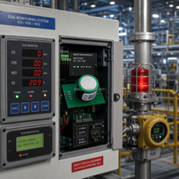 Carte mère de module de gaz électrochimique UART pré-calibrée DJ-GSB-301(MA4S) pour capteurs de gaz toxiques Alphasense série 4 OEM&ODM