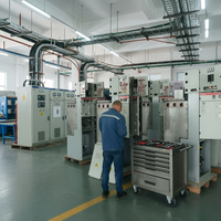 Système de distribution d'énergie métallique modulaire triphasé 12 kV 10 kV 630 A rempli de SF6, étanche IP67, pour usage industriel en gros