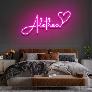 Enseigne lumineuse LED néon en acrylique personnalisée de haute qualité avec protection IP67 et garantie de 2 ans pour les décorations de fêtes et de mariages - Product Image 1