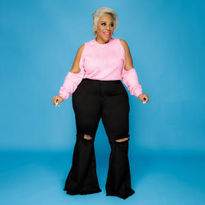 20221 नए आगमन फैशन ट्रेंड ने धुलाई पानी डेनिम जींस और महिलाओं की जींस - Product Image 3