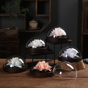 Diffuseur en Céramique Fait Main pour Huiles Essentielles, Aromathérapie, Décoration Maison Parfumée, Anti-Moustiques, Motif Pivoine et Rose en <span class=keywords><strong>Porcelaine</strong></span> Façonnée à la Main - Product Image 5