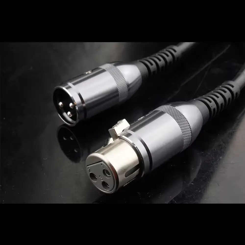 OEM Hi-End ไมโครโฟนไมโครโฟน 3 ขาเชื่อมต่อ XLR แจ็คเสียงชาย XLR หญิงสาย DMX สายไมโครโฟน xlr