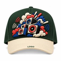 Casquette de baseball personnalisée avec broderie Old English, 5 panneaux, visière incurvée, style Dad Hat, streetwear urbain West Coast, vente en gros, faible MOQ