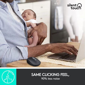 Logitech <span class=keywords><strong>M585</strong></span> Ratón inalámbrico Bluetooth Oficina Hogar Laptop Mouse Enlace ascendente Modo dual Multidispositivo Pantalla cruzada con receptor 2,4G - Product Image 2