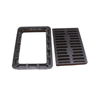 Grille de drainage composite SMC anti-corrosion OEM, capacité de charge 10T, pour drainage des places piétonnières et des routes