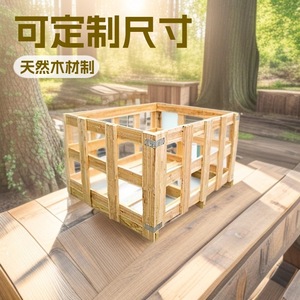 Hongcan Wooden <b>Crate</b> Plywood <b>Box</b> Customizable Size Solid Wood Frame Export Packaging Logistics Storage - Product Image 3