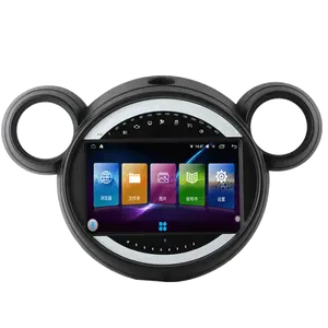 Radio Multimedia con GPS para coche, Radio con reproductor de CD, Android, pantalla deslizante, para Mini Cooper R56 R60