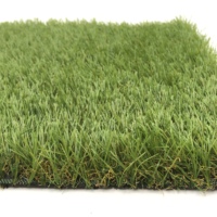 Rumput Sintetis Hanwei Tebal Alami Tahan Api 33mm PE+PP 16800/m Karpet Sintetis