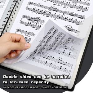 Entrega Rápida, Libro de Datos A4 de Plástico para Negocios, Creativo, Multicapa, 40/60 Páginas, Impresión Serigráfica, para Estudiantes, Profesores, Música, Piano - Product Image 3