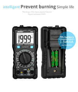 Digitales elektrisches Multimeter <span class=keywords><strong>DM91</strong></span> Socket Tester RCD 30mA und Spannungsdetektor-Multi tester - Product Image 2