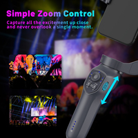L7C Pro Auto Face Tracking Gimbal Stabilizer Holder avec RGB Light Anti Shake pour téléphone Trépied Live Streaming Vlog Selfie
