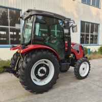 Tracteur de Verger Euro V de 70 CV avec Pneus Radiaux : Réduit la Compactation du Sol et Protège les Terres Agricoles