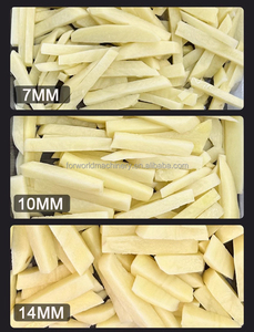 เครื่องตัดเฟรนช์ฟรายส์แบบลอน 300 กก./ชม. ขนาด 7/10/14 มม. เครื่องตัดมันฝรั่งแบบหยัก เครื่องตัดมันฝรั่งแบบฟันปลา เครื่องตัดเฟรนช์ฟรายส์แบบลอน - Product Image 6