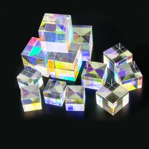 Hot Sell Optical Glass RGB Dispersion 32*32*32mm X-cube Prism For Physics Teach Decoration Art