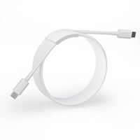 Câble de Charge USB-C vers USB-C avec Blindage Tressé, Charge Rapide 3.1A, Longueur 1m/2m, Compatible iPhone et Ordinateur