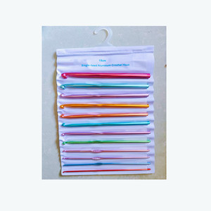 Juego de ganchos de ganchillo de aluminio de 15cm de estilo <span class=keywords><strong>Simple</strong></span>, juego de agujas de tejer de Metal para amantes de tejer para coser y tejer - Product Image 6