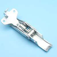 Loquet de fixation robuste anti-desserrage en acier inoxydable galvanisé à double ressort réglable à longue course