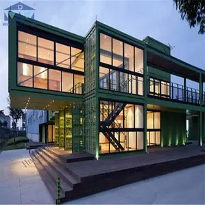 China gold ผู้ผลิตหรูหราออกแบบสำเร็จรูป modular home