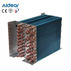 Aidear Copper Finned tube cold water Refrigeration wort chiller air cooled heat exchanger