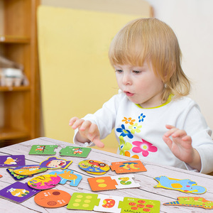 Đồ Chơi Học Tập Tiếng Anh Trung Quốc Ghép Hình Trái Cây Hình Động Vật Bằng Giấy Lớn Giáo Dục Sớm Cho Trẻ Em - Product Image 4