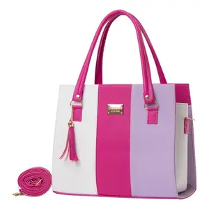 กระเป๋าถือลำลองสำหรับผู้หญิง Fana Irem พร้อมดีไซน์แบบมีแผง ปักลายเพชร ซับในหนังแท้ สายสะพายถอดออกได้ - Product Image 3