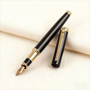 High Quality Luxury Custom Black Red Business Metal Fountain <b>Pen</b> Customer's Logo 0.5 mm Writing Diameter Custom <b>Pens</b> for Student - Product Image 2