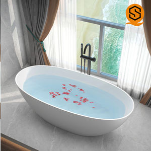 <span class=keywords><strong>Bañera</strong></span> de hidromasaje independiente de acrílico, <span class=keywords><strong>bañera</strong></span> de lujo con piedra artificial - Product Image 5