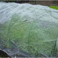 HDPE Landbouw Anti-insect Plantbeschermingsnet 100gsm 40*25 maas Anti-UV Kas Insectennet Ongediertebestrijding voor Tuinieren