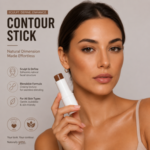 Stick <span class=keywords><strong>de</strong></span> contour OEM ODM, étiquette privée, logo personnalisé, stick <span class=keywords><strong>de</strong></span> contour et d'illumination 2-en-1, ombrage naturel, vente en gros en vrac - Product Image 2