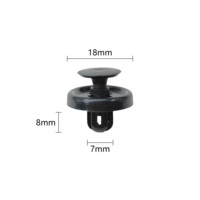 Clips de fixation pour pare-boue avant 90467-10183 pour Subaru Toyota, attaches en plastique à pression pour pare-boue et protection anti-éclaboussures