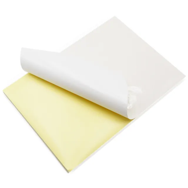 ขายด่วนกระดาษสติกเกอร์มันเงาสูงกระดาษเคลือบกระจกกระดาษปล่อยสีเหลือง