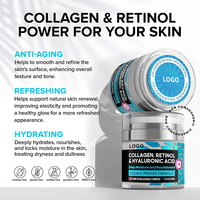 Crème Hydratante Visage Avancée Anti-rides au Collagène et Acide Hyaluronique 3% à Marque Blanche, Nourrissante en Profondeur
