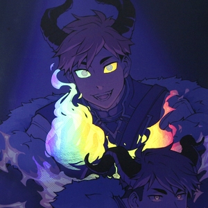 Tùy chỉnh cao cấp Anime lá nghệ thuật in giấy Poster Holographic Manga truyện tranh holofoil in minh họa tường trang trí nội thất Quà Tặng Áp phích - Product Image 5