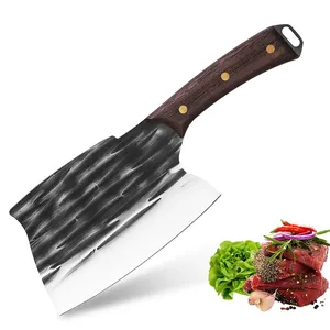 Couteau à désosser de <span class=keywords><strong>6</strong></span> pouces en acier inoxydable forgé à la main avec manche en bois pleine longueur, écologique, pour la cuisine domestique et les restaurants - Product Image 1