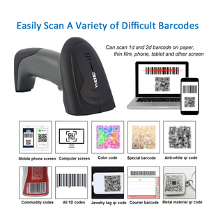 Lector de código de barras resistente de mano de alta calidad OEM 1D CCD <span class=keywords><strong>USB</strong></span> con cable Industrial Qr escáner de código de barras - Product Image 5