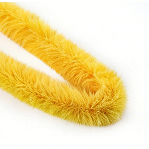 Bordure en fausse fourrure de renard de luxe à poils longs en fibre de polyester pour col de manteau et décoration de bord de sac à main pour <span class=keywords><strong>femme</strong></span> - Product Image 1