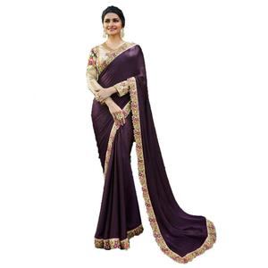 Festival porter saree surat imprimé sari designer indien fête porter des femmes porter saris apparelgarment - Product Image 5