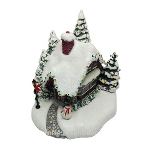 De souvenir faite sur commande décorative led Polyrésine maisons De <span class=keywords><strong>village</strong></span> De Noël - Product Image 2