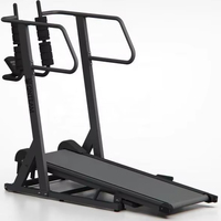Nouveau Design Tapis Roulant Mécanique Inclinable Pliable à Résistance Magnétique Inversée Multifonctionnel avec Écran LCD 120kg